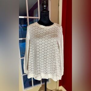 Lucky Brand Cream Lace Blouse